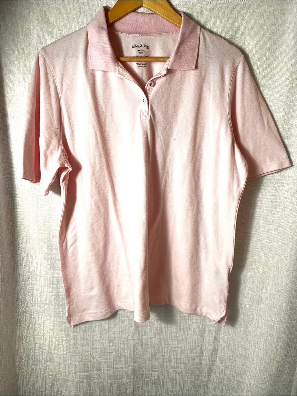 White Stag Light Pink Polo Shirt